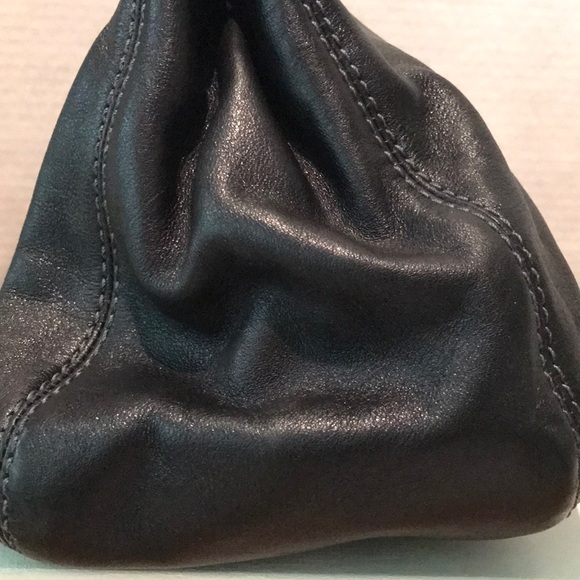 Coach (#13914) “Garnet” Black Leather Satchel - Picture 7 of 16